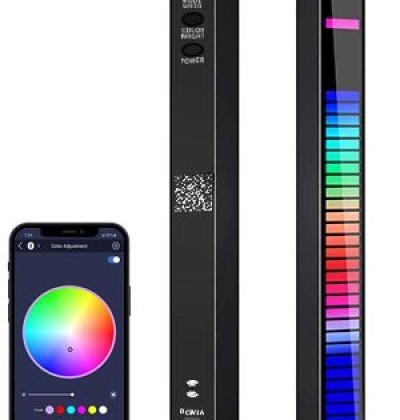 RGB Rechargeable Rhythm Light With Voice-Activated Pickup (D8-32) – Without App