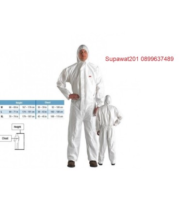 3M PPE 4545 M, L, XL Protective Coverall | Original 3M Disposable PPE Suit