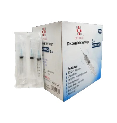 Get-well 5ml Syringe | Sterile Disposable Medical Syringe
